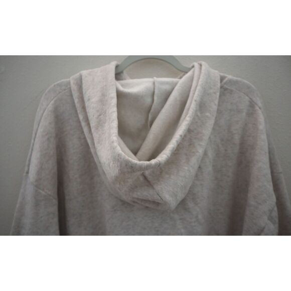 PINK x Victoria's Secret Women's Sz XL Oatmeal/Beige Everyday Cropped Hoodie - Picture 5 of 8